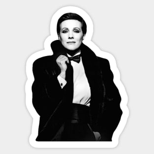 Julie Andrews Victor-Victoria Photoshoot Sticker